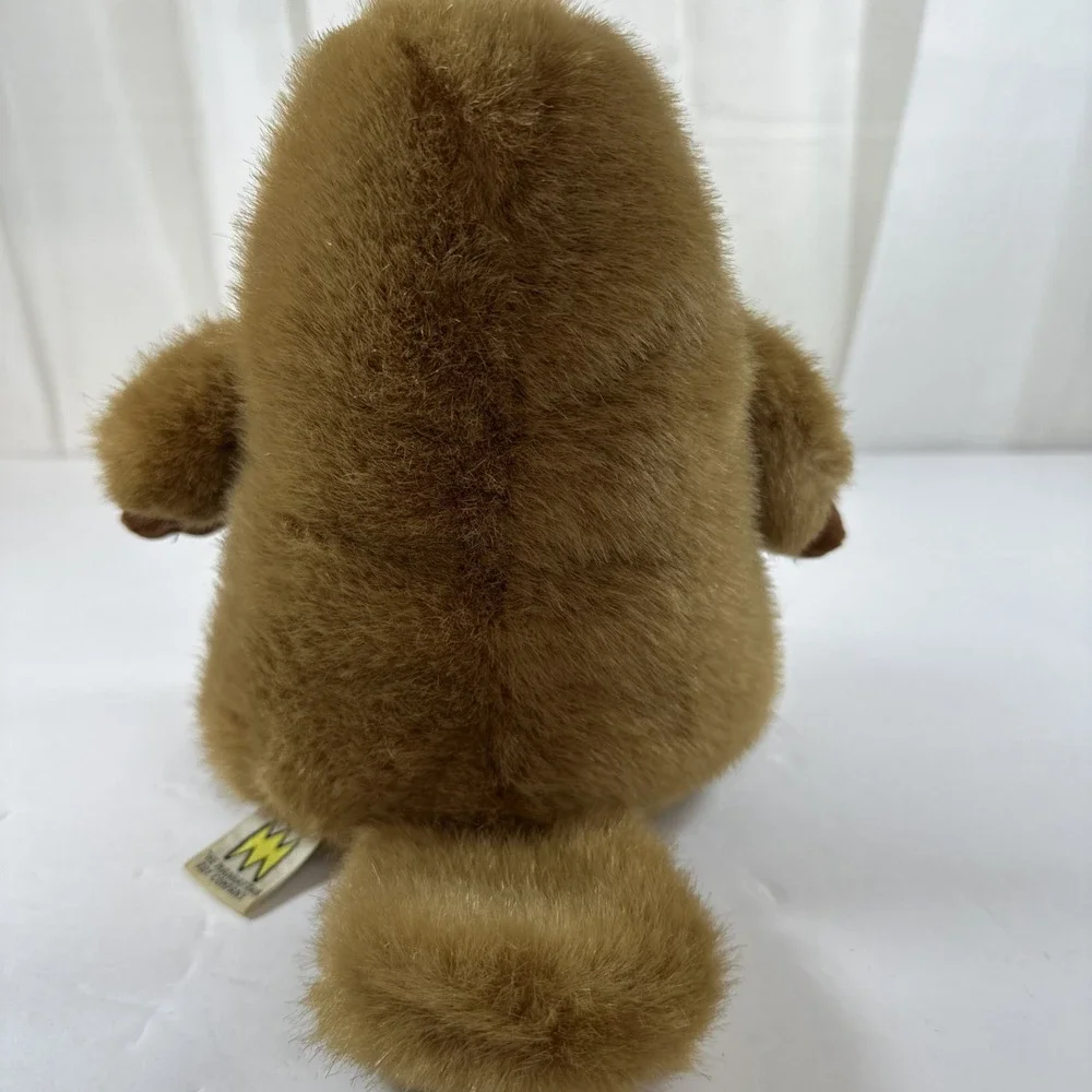 Vintage 1993 Manhattan Toy Company Platypus Plush Toy Brown Stuffed Animal 8